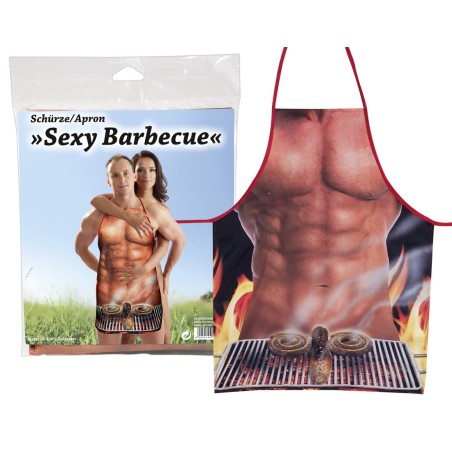 GREMBIULE SEXY PER UOMO \BARBECUE\