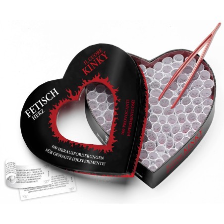 GIOCO PER COPPIE 100 ESPERIMENTI PROVOCANTI KINKY HEART