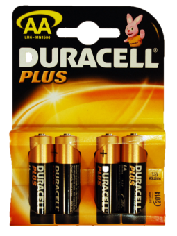 BLISTER 4 BATTERIE DURACELL STILO \"AA\"