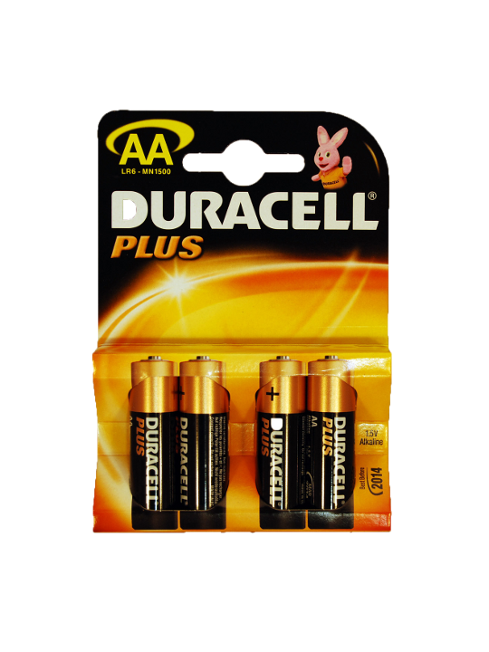 BLISTER 4 BATTERIE DURACELL STILO \"AA\"