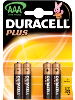 BLISTER 4 BATTERIE DURACELL MINI STILO \"AAA\"