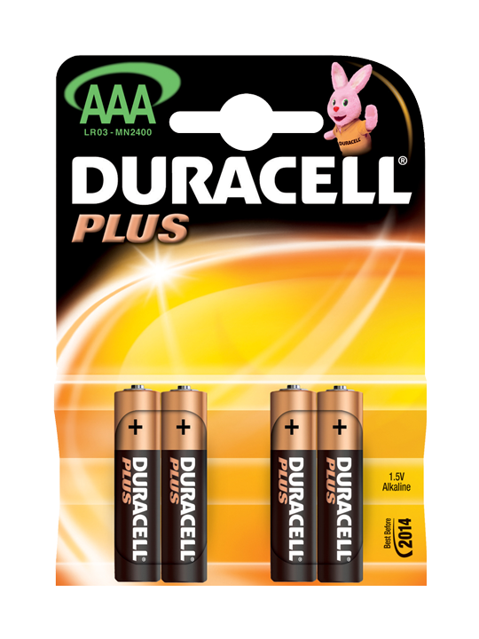 BLISTER 4 BATTERIE DURACELL MINI STILO \"AAA\"