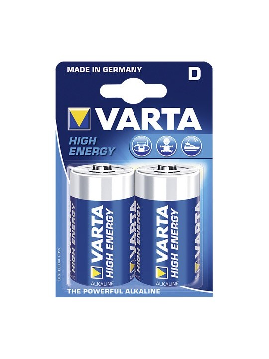 BLISTER 2 BATTERIE VARTA TORCIA \"D\"