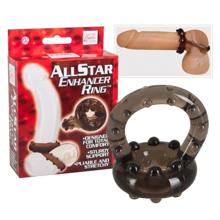 ANELLO FALLICO CON AGGANCIO PER TESTICOLI \ALL STAR ENHANCER\