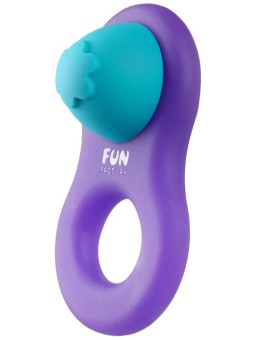 ANELLO FALLICO FUN FACTORY \"8IGHT\" VIOLA/TURCHESE