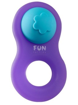 ANELLO FALLICO FUN FACTORY \"8IGHT\" VIOLA/TURCHESE