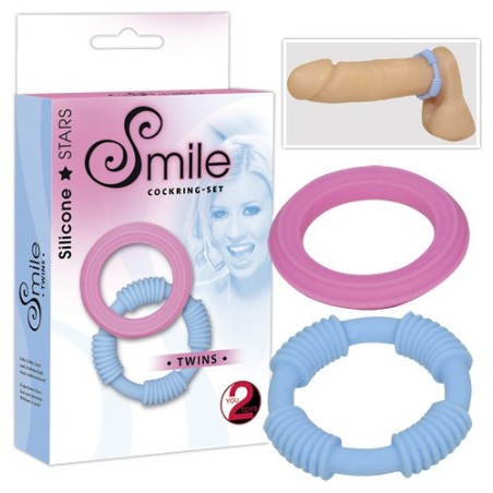 SET 2 ANELLI FALLICI SWEET SMILE \TWINS\