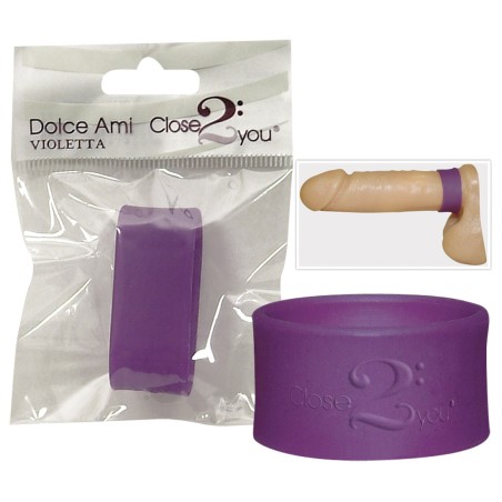 ANELLO FALLICO IN SILICONE DOLCE AMI VIOLA