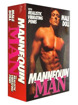 BAMBOLO GONFIABILE CON PENE VIBRANTE \"MANNEQUIN\"