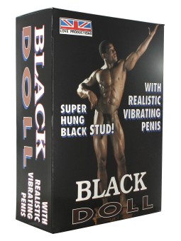 BAMBOLO GONFIABILE CON FALLO VIBRANTE \"BLACK DOLL\"