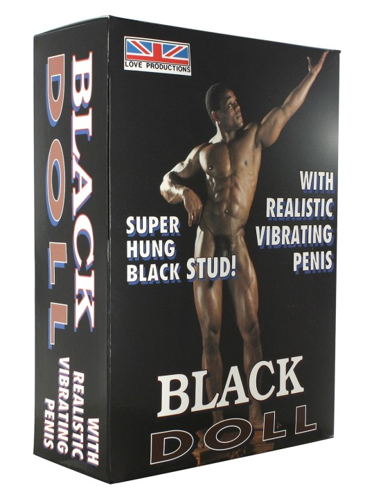 BAMBOLO GONFIABILE CON FALLO VIBRANTE \"BLACK DOLL\"