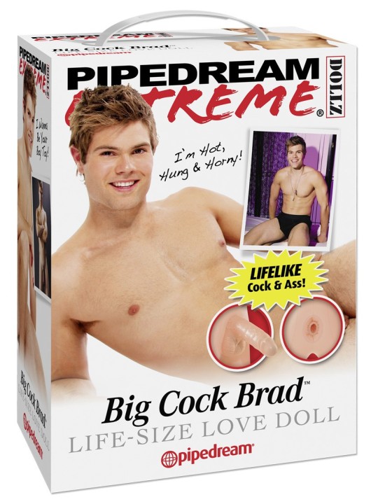 BAMBOLO GONFIABILE REALISTICO PIPEDREAM \"BIG COCK BRAD\"