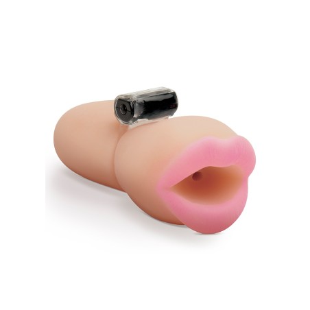 MASTURBATORE A FORMA DI BOCCA CON CONTATORE PIPEDREAM \ORAL COCKTRAINER\