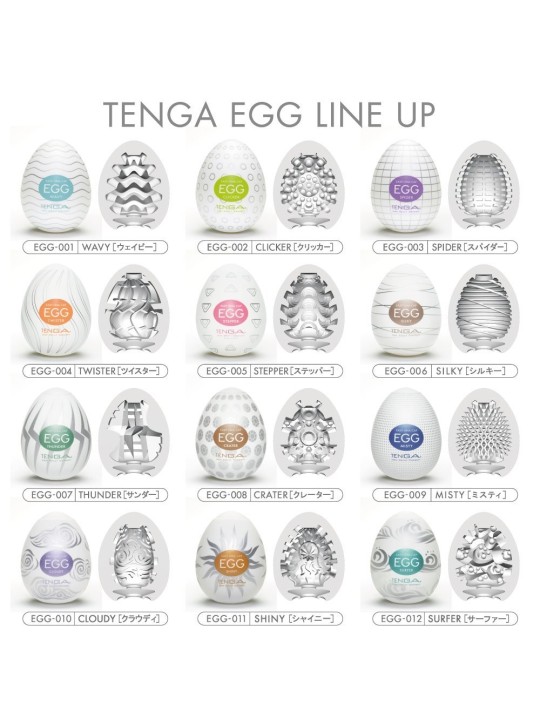 MASTURBATORE TENGA EGG \"THUNDER\"