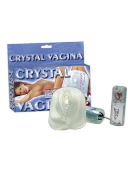 VAGINA MASTURBATORE CON VIBRAZIONE "CRYSTAL"