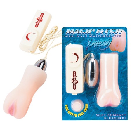 VAGINA REALISTICA IN SILICONE CON OVULO VIBRANTE \MAGIC FLASH\