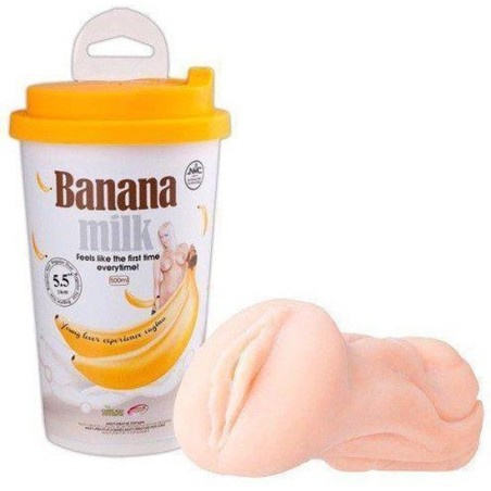 MASTURBATORE VAGINA BANANA MILK - CONFEZIONE DISCRETA