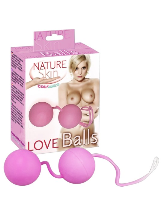 SFERE DEL PIACERE NATURE SKIN \"LOVE BALLS\" ROSA