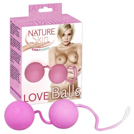 SFERE DEL PIACERE NATURE SKIN \LOVE BALLS\ ROSA