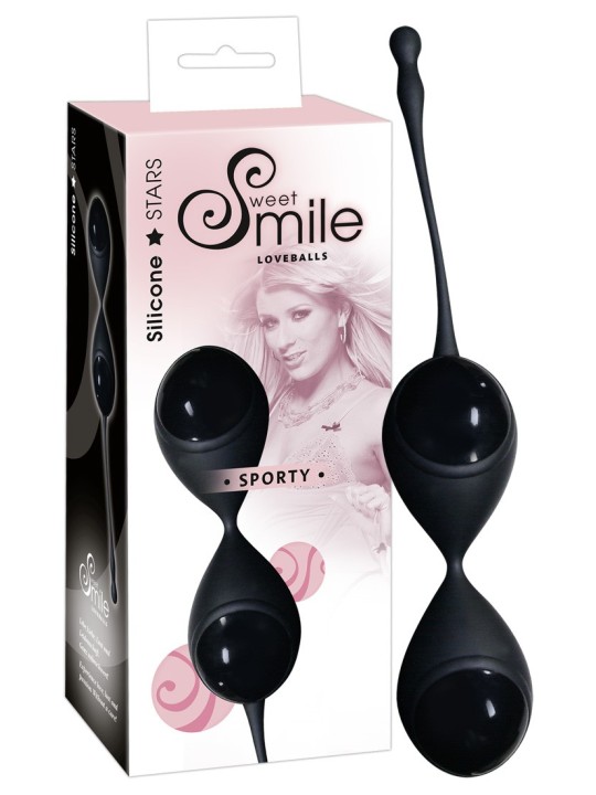 PALLINE DELLE GEISHE SWEET SMILE \"SPORTY\" NERO