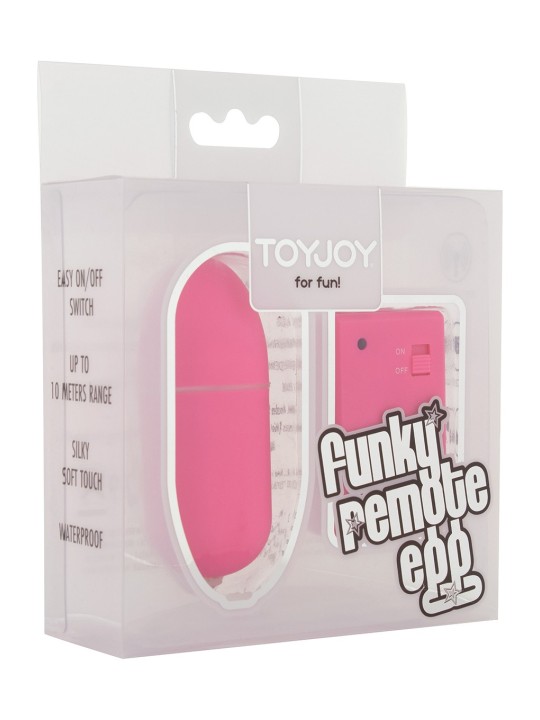 OVULO VIBRANTE WIRELESS \"FUNKY REMOTE\" ROSA