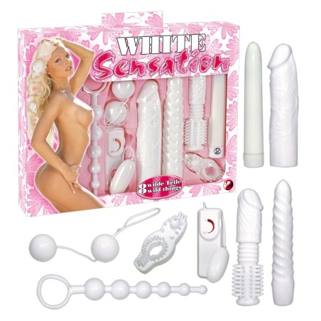 KIT DEL PIACERE 8 PEZZI WHITE SENSATION