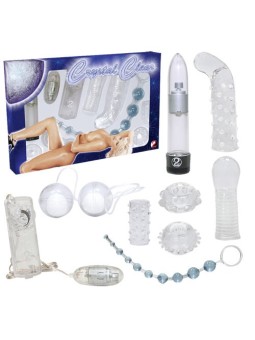 KIT DEL PIACERE 8 PEZZI "CRYSTAL CLEAR"