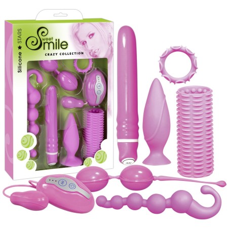 KIT DEL PIACERE 7 PEZZI SWEET SMILE CRAZY PINK