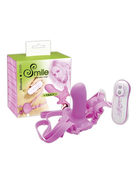 VIBRATORE INDOSSABILE IN SILICONE "CRAZY"