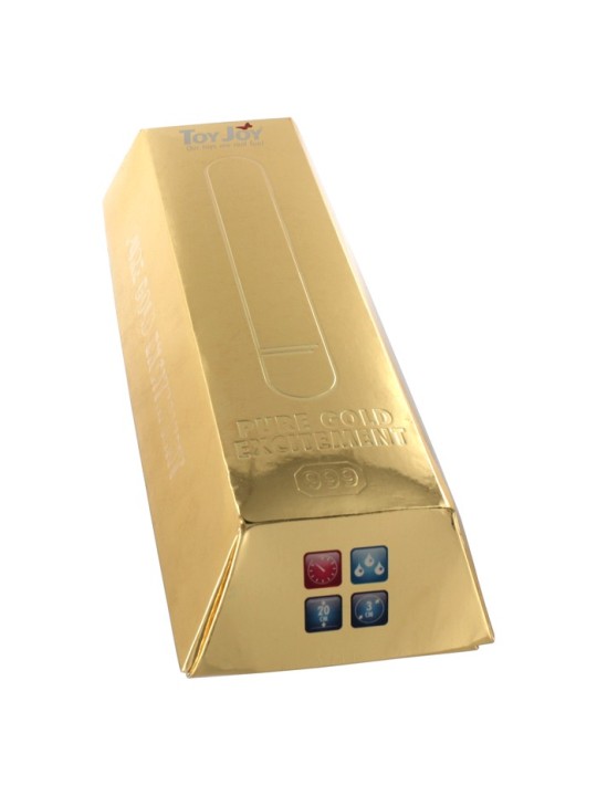 VIBRATORE CLASSICO STIMOLANTE TOYJOY \"PURE GOLD EXCITEMENT\"