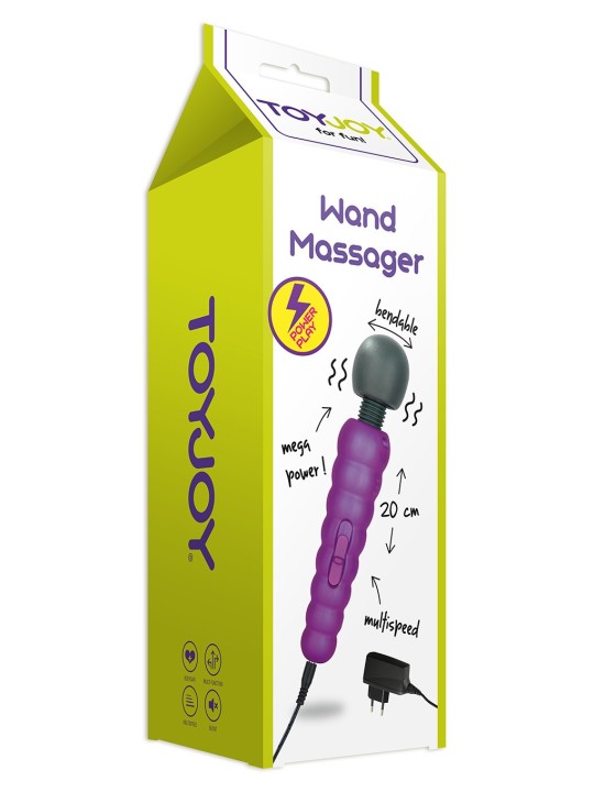 STIMOLATORE MASSAGGIANTE \"POWER MASSAGER\" VIOLA