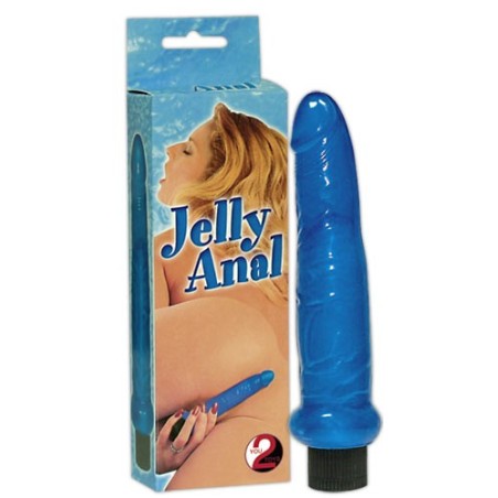 VIBRATORE MULTI-VELOCITA JELLY ANAL BLU