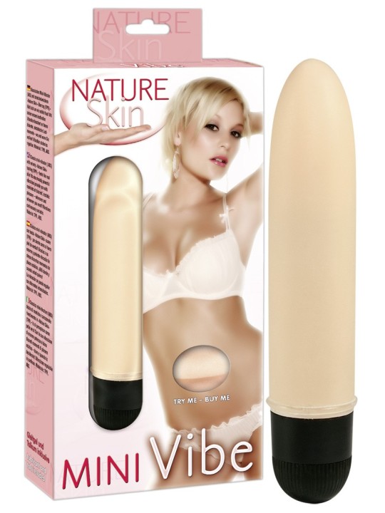 MINI VIBRATORE ANALE NATURE SKIN \"MINI VIBE\"