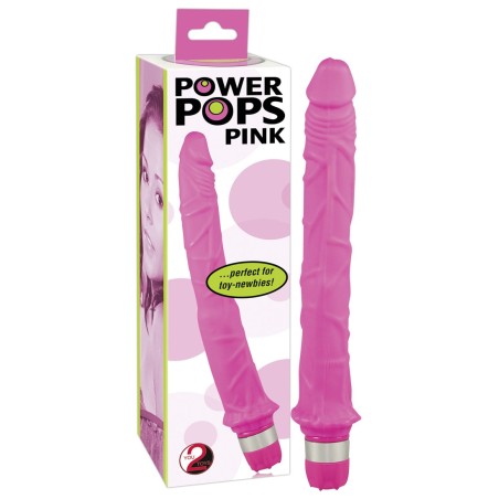 VIBRATORE ANALE REALISTICO POWER POPS ROSA