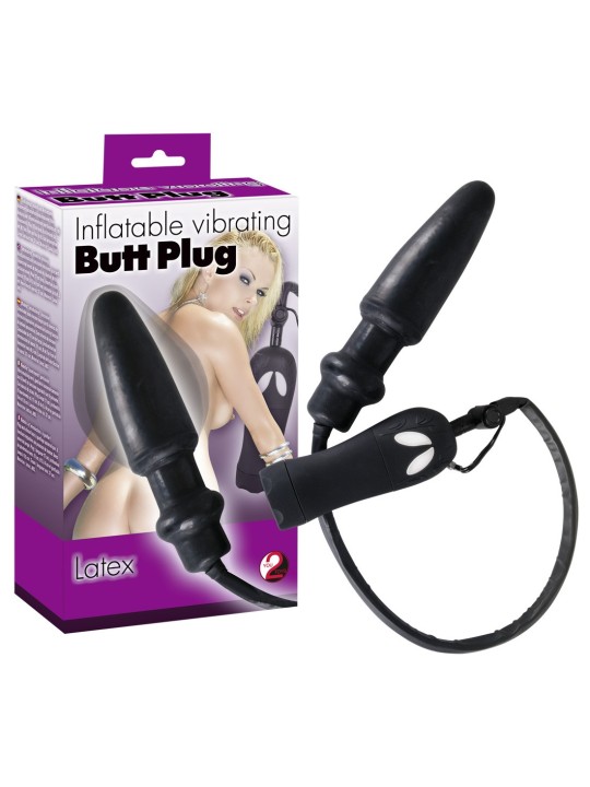 PLUG ANALE VIBRANTE GONFIABILE "POWERED BUTTPLUG"