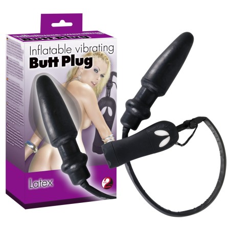 PLUG ANALE VIBRANTE GONFIABILE POWERED BUTTPLUG