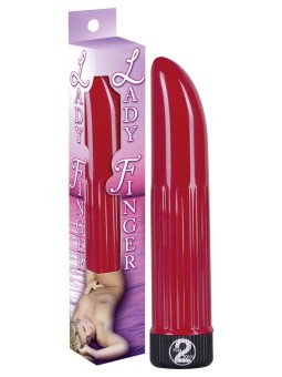 VIBRATORE "LADY FINGER" - ROSSO