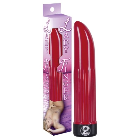 VIBRATORE LADY FINGER - ROSSO