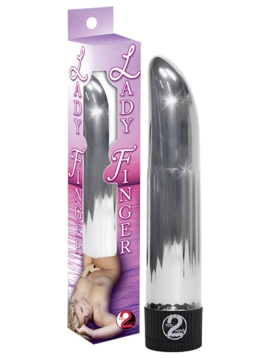 VIBRATORE CLASSICO \"LADY FINGER\" SILVER