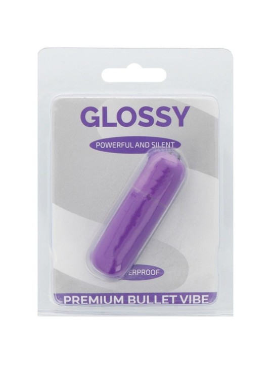 VIBRATORE - GLOSSY PREMIUM BULLET VIBE PURPLE 10V