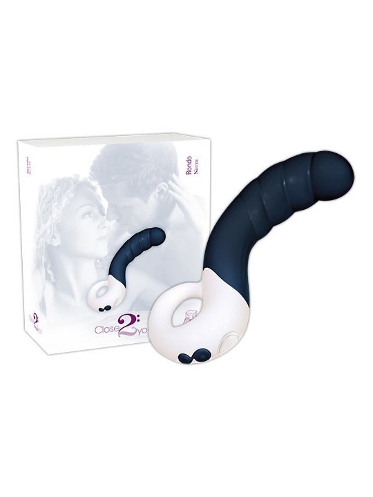 VIBRATORE STIMOLANTE PUNTO G \"RONDO NOTTE\" BLU SCURO