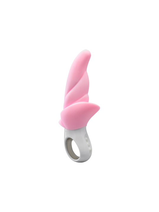 VIBRATORE E STIMOLATORE FUN FACTORY \"CALLA\" ROSA CHIARO