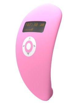 STIMOLATORE CLITORIDE VIBRANTE CON SVEGLIA \"WAKE ME UP\" ROSA