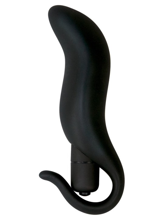 STIMOLATORE ANALE O VAGINALE CON VIBRATORE ESTRAIBILE BLACK VELVETS