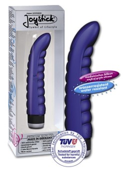 VIBRATORE PUNTO G CON SCANALATURE \"SAILOR\" BLU - 18 CM