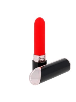 VIBRATORE A FORMA DI ROSSETTO LIPS STYLE SHIA BLACKRED