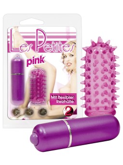 MINI VIBRATORE CON GUAINA \LES PETITES\ ROSA