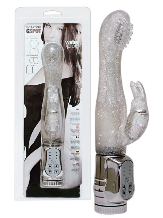 VIBRATORE CON STIMOLATORE PUNTO G E CLITORIDE \"G-SPOT RABBIT\"