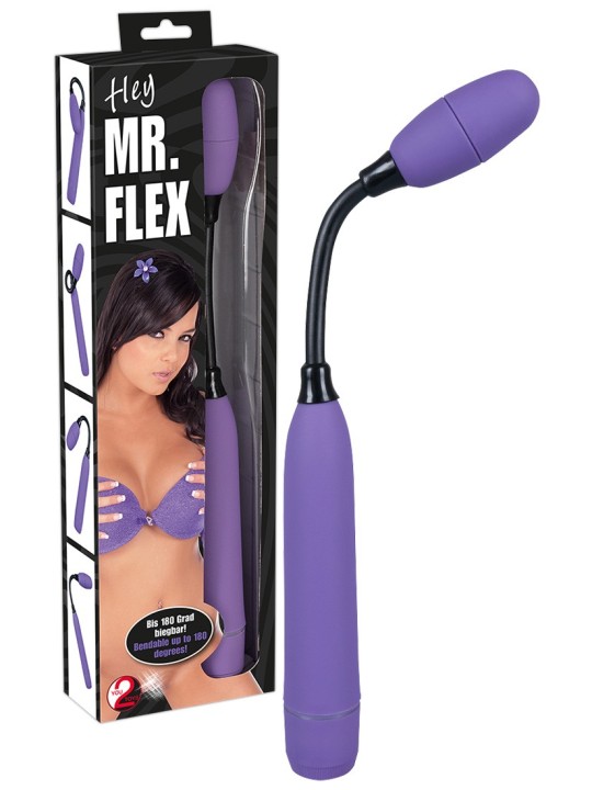 STIMOLATORE VIBRANTE SU ASTA FLESSIBILE "HEY MR FLEX"