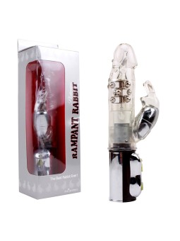 VIBRATORE E STIMOLATORE RABBIT \"THE SILVER KING\"